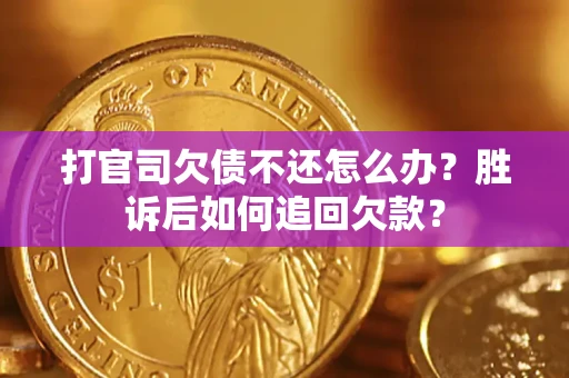 武汉打官司欠债不还怎么办？胜诉后如何追回欠款？