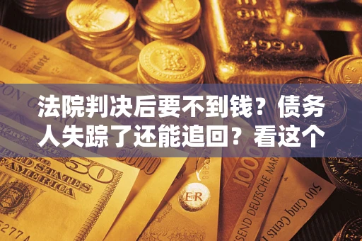 武汉法院判决后要不到钱？债务人失踪了还能追回？看这个方法！