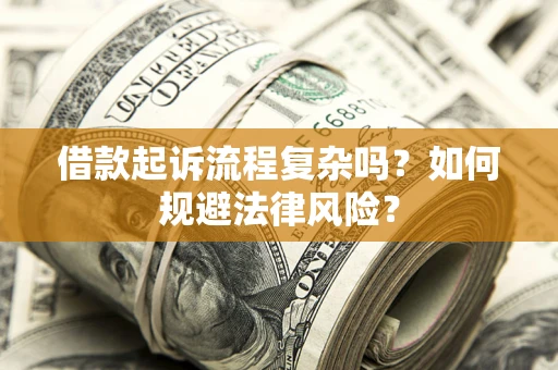 武汉借款起诉流程复杂吗？如何规避法律风险？