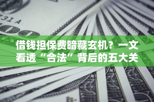 武汉借钱担保费暗藏玄机？一文看透“合法”背后的五大关键陷阱
