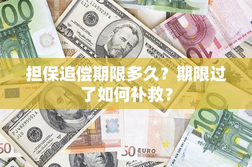 武汉担保追偿期限多久？期限过了如何补救？