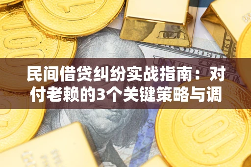 武汉民间借贷纠纷实战指南：对付老赖的3个关键策略与调解盲区解析