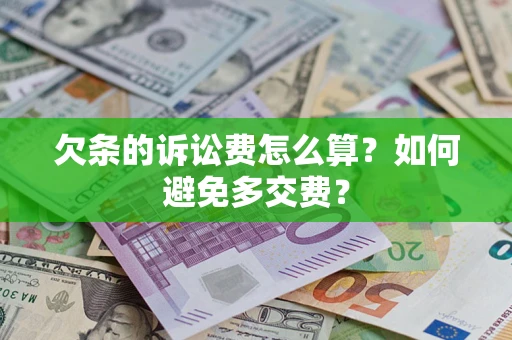 武汉欠条的诉讼费怎么算？如何避免多交费？