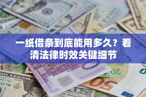 武汉一纸借条到底能用多久？看清法律时效关键细节