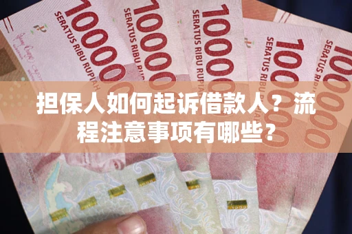 武汉担保人如何起诉借款人？流程注意事项有哪些？